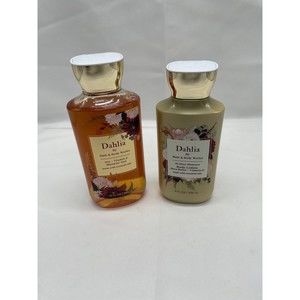Bath and Body Dahlia Shower Gel and Body Lotion New
